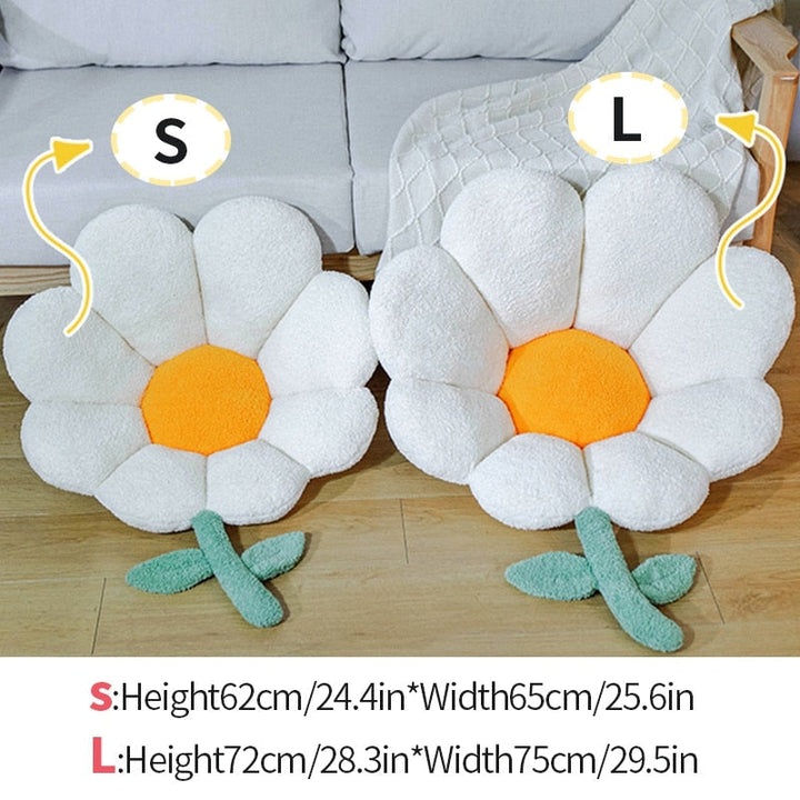 Lisslune | Golden Blossom Sunflower Soft Seat Cushion