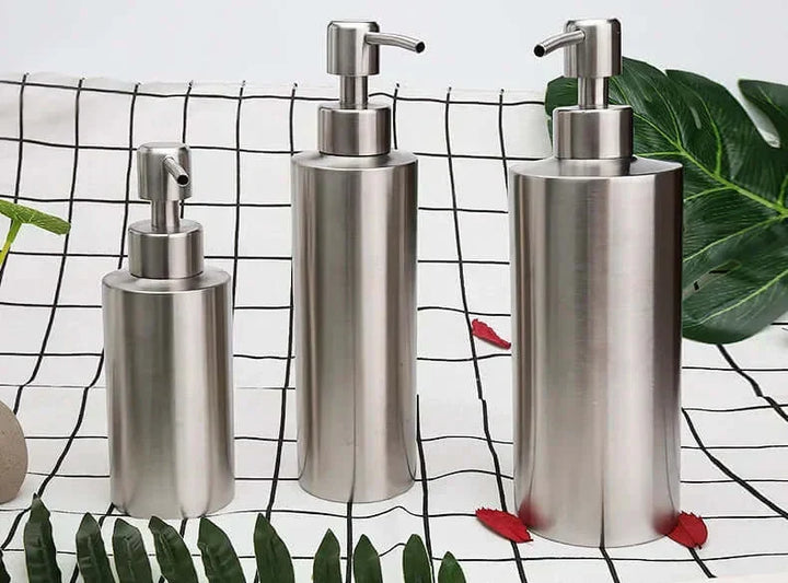 Lisslune | Elegant Stainless Steel Hand Pump Soap Dispenser 250ml/350ml/550ml