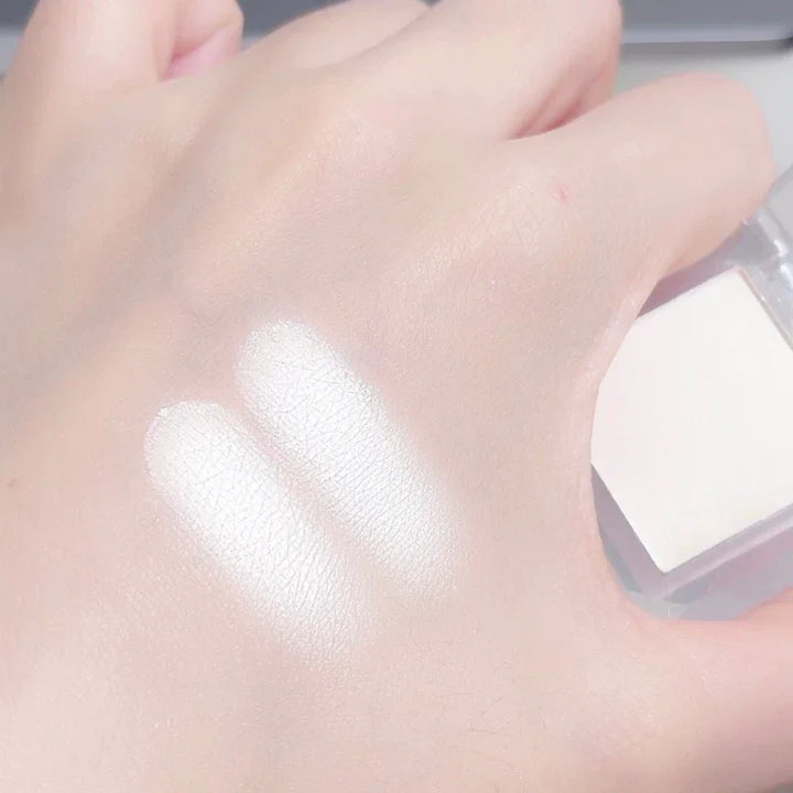 Rynx | Matte High Gloss Powder Monochrome Eyeshadow Palette Highlighter Waterproof White Jade Brightening Lying Silk Korean Makeup