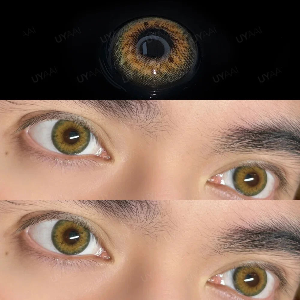 Rynx | 1 Pair Korean Lenses Black Spots Green Lenses Blue Lenses Gray Lenses Brown Lenses Colored Contact Lenses