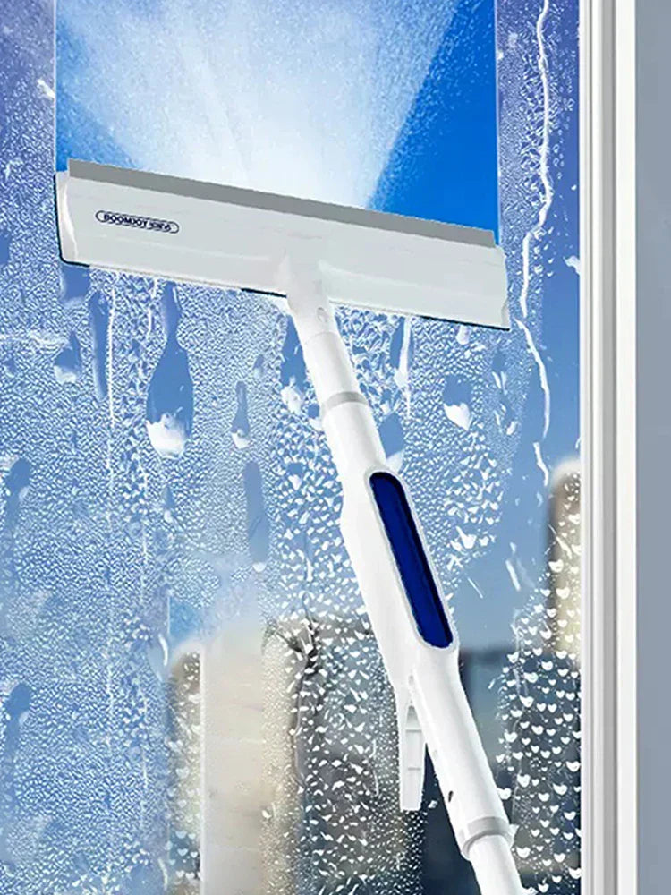 Lisslune | Functional 3-in-1 Window Squeegee with Spray and Wipe Function
