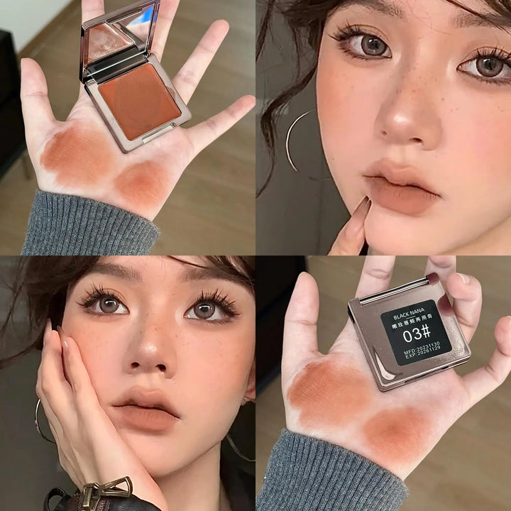 Rynx | BLACK NANA delicate rose lip and cheek dual-purpose cream lip mud lip and cheek matte blush lip mud whitening multifunction cream