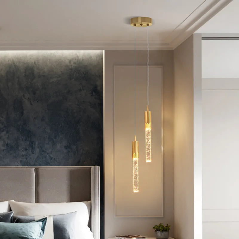 Lisslune | Chandelier with crystal pendants