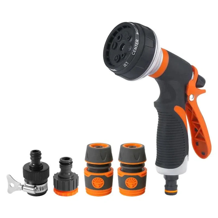 Lisslune | FlowSpray Garden Nozzle – 8-fold adjustable & comfortable for every task