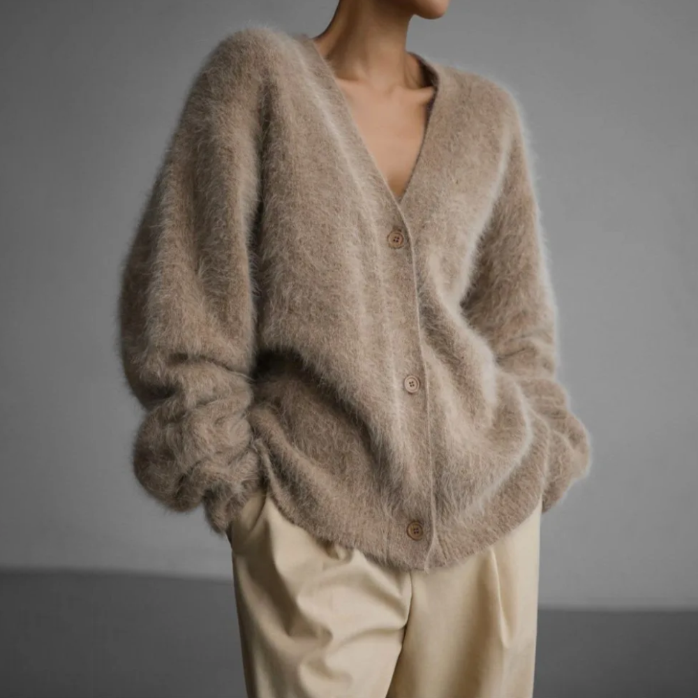 Lisslune | Comfortable Cashmere Vest with Oversized Cut