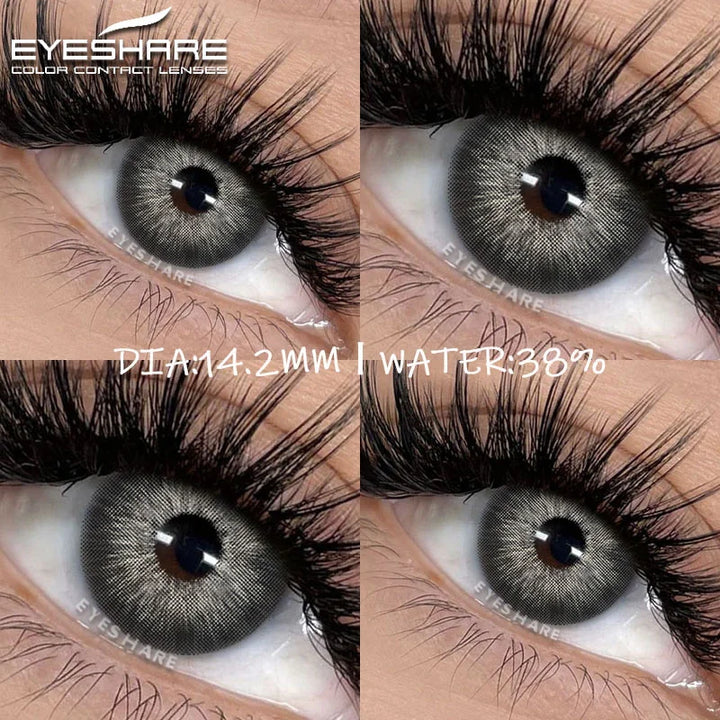 Rynx | Colorful Contact Lenses for Eyes 2 Pieces Blue Lenses Green Lenses Beautiful Pupil Annual Makeup Cosmetic Contact Lens