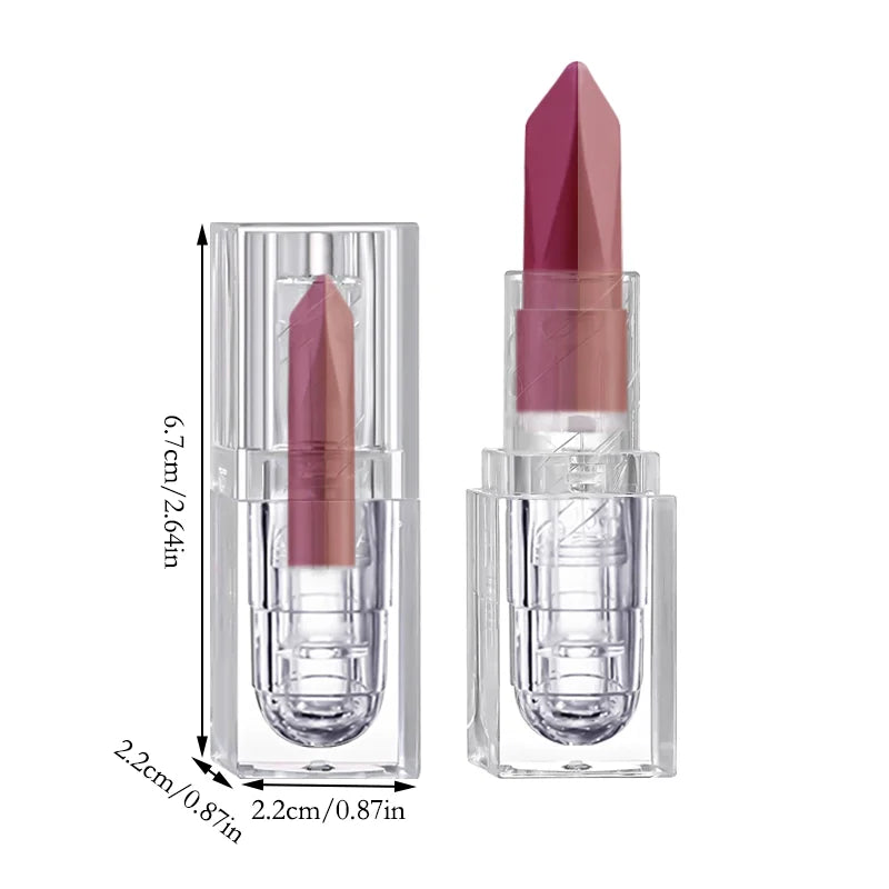 Rynx | 2 In 1 Lip Liner & Lipstick, tapered, long-lasting, waterproof lip contour, matte brown velvet lip combination pencil cosmetics