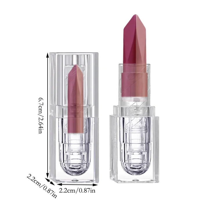 Rynx | 2 In 1 Lip Liner & Lipstick, tapered, long-lasting, waterproof lip contour, matte brown velvet lip combination pencil cosmetics