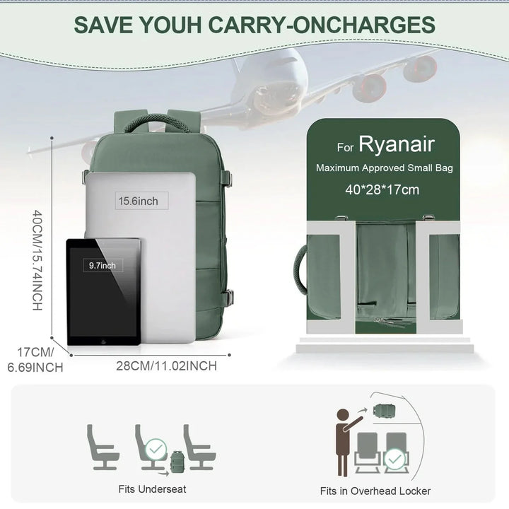 Lisslune | TRAVELLITE BACKPACK – Versatile travel backpack for carry-on & everyday use
