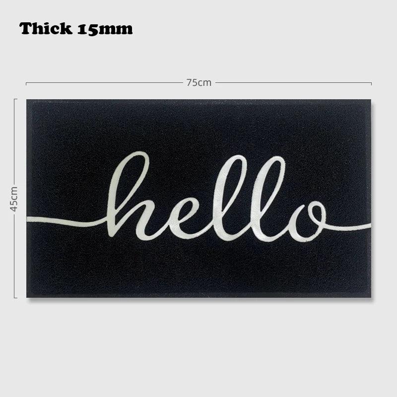 Lisslune | Stylish Indoor/Outdoor Door Mat | Premium 30"x17.5" Elegant Welcome Mat for Home