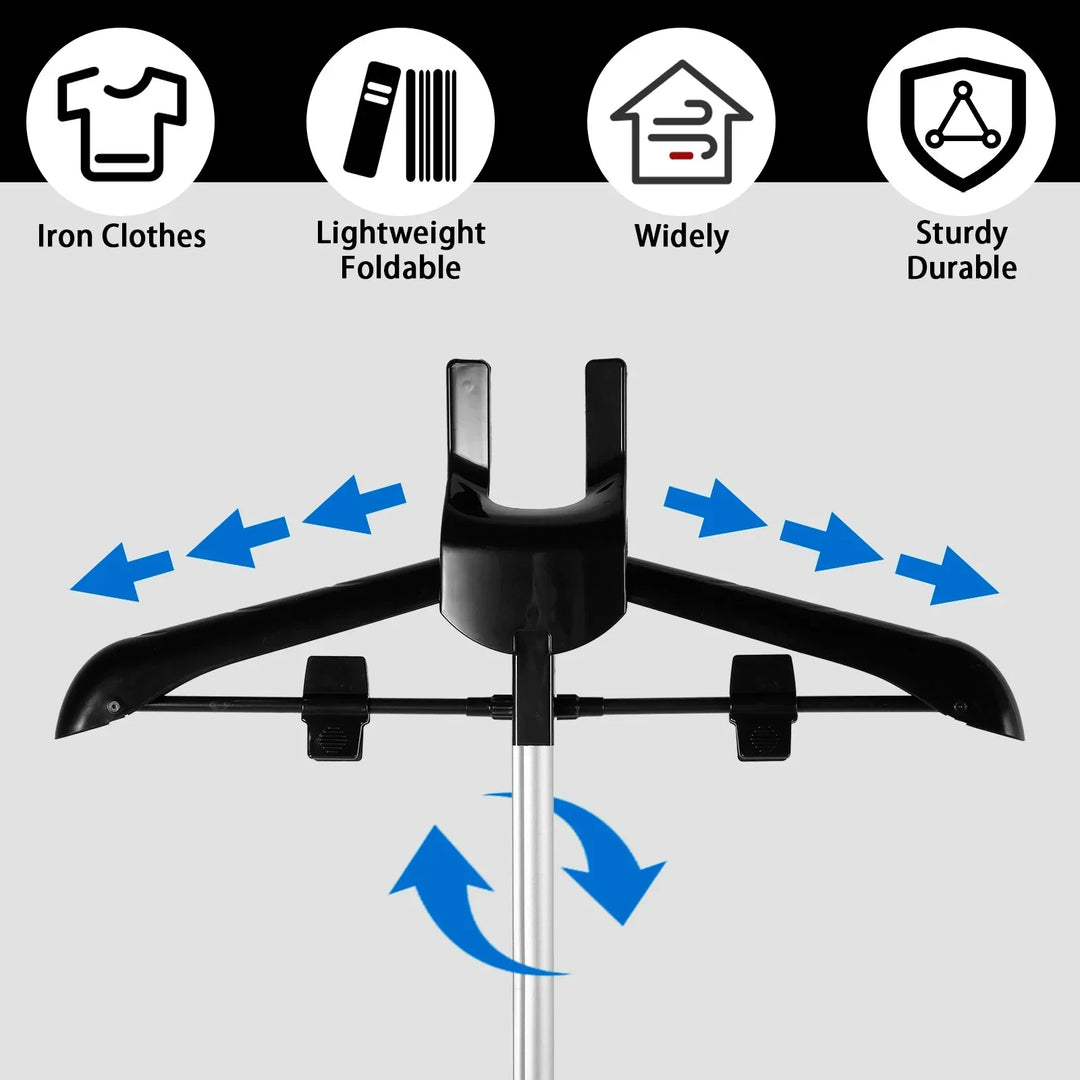 Lisslune | Adjustable Telescope Steam Stand for Clothing – Foldable & Portable