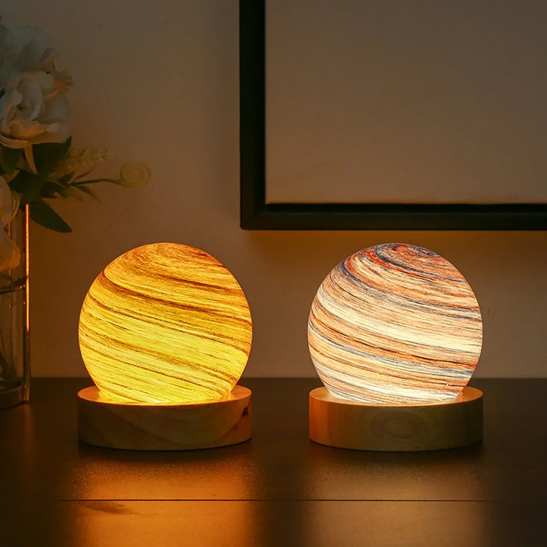 Lisslune | 3D Crystal Planets Atmosphere Night Lamp