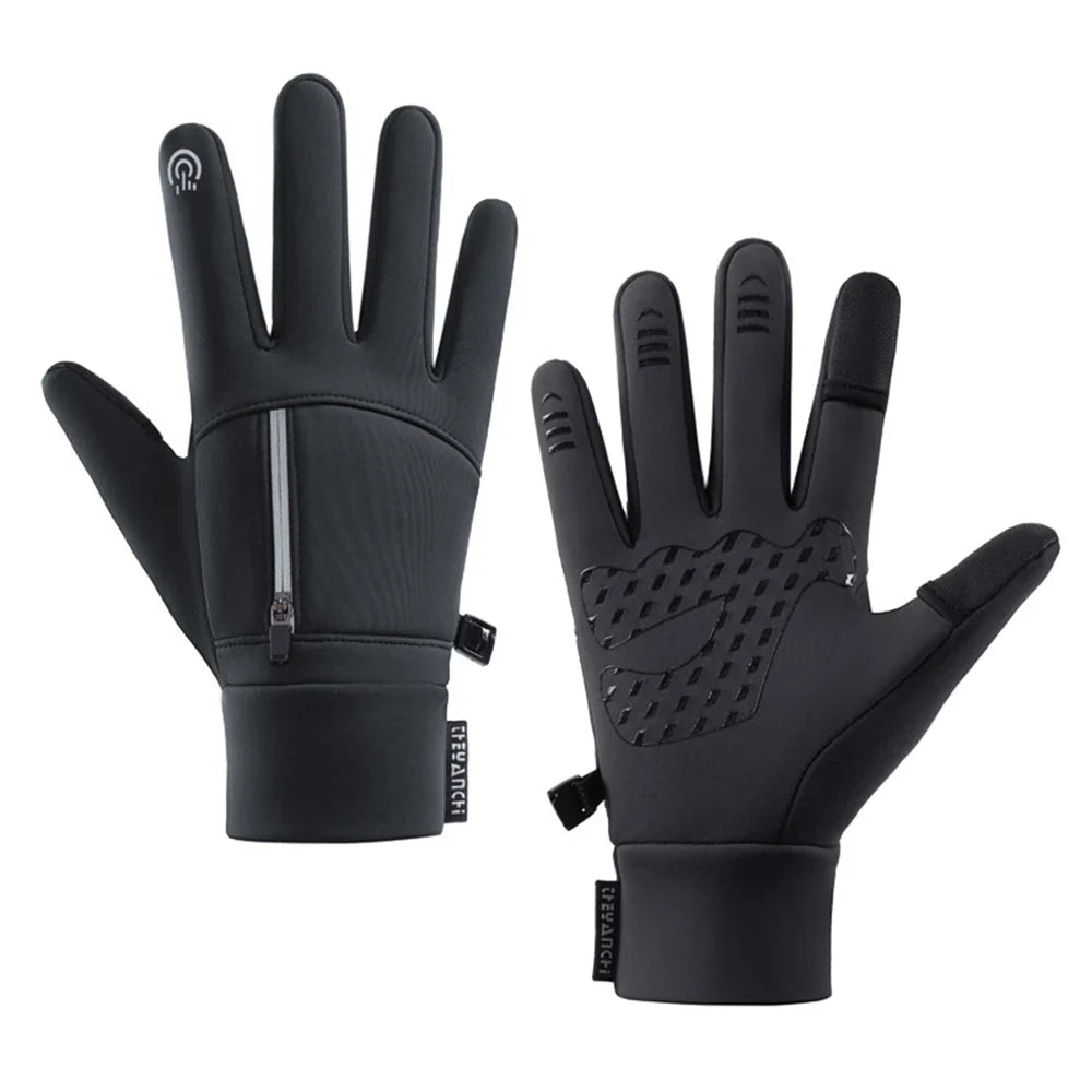 Lisslune | Waterproof Touchscreen Gloves with Foldable Thumb and Index Finger
