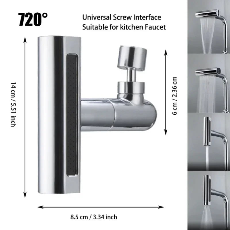Lisslune | Multifunctional Waterfall Modern Kitchen Matte Faucet