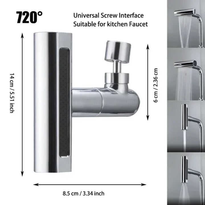 Lisslune | Multifunctional Waterfall Modern Kitchen Matte Faucet