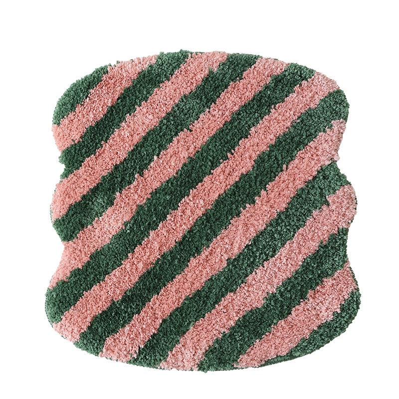 Lisslune | Quilted striped chair cushion