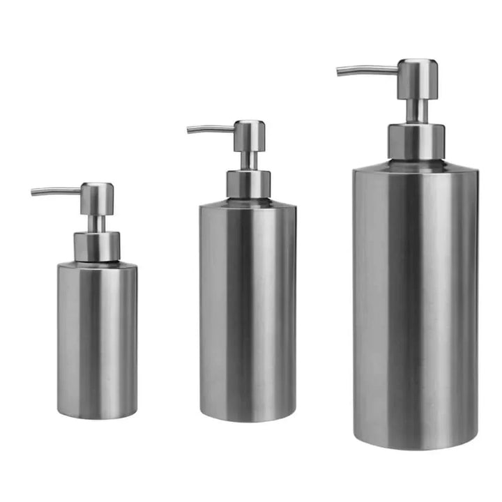 Lisslune | Elegant Stainless Steel Hand Pump Soap Dispenser 250ml/350ml/550ml