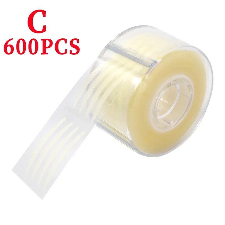 Rynx | Invisible double eyelid stickers 2400 pieces premium eye lifting strips Self-adhesive double eyelid tapes Clear beige eye tapes Makeup tool