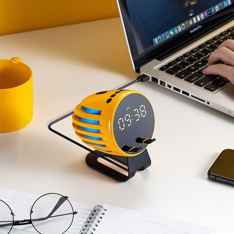 Lisslune | Elegance Symphony Wooden Bluetooth Speaker Clock