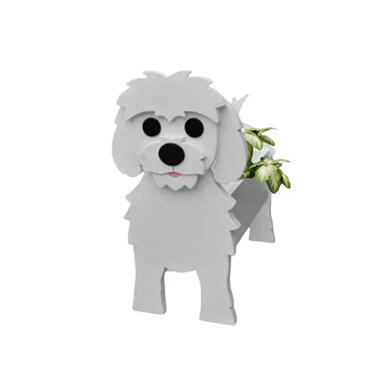 Lisslune | Flower Pot - Pawsome - Dog Plant Container - Various Breeds