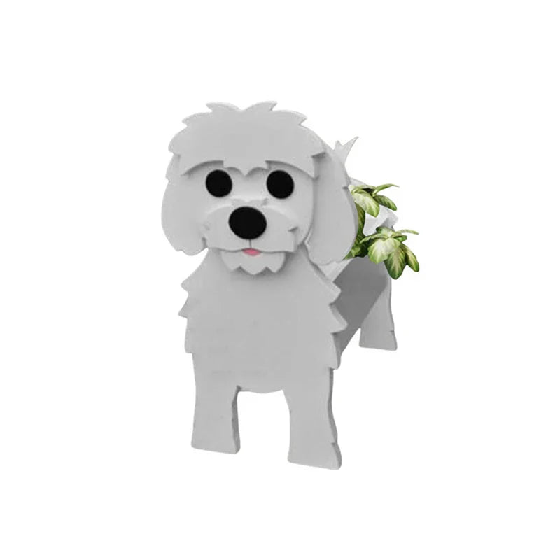 Lisslune | Flower pot - Pawsome - Dog plant container - Various breeds