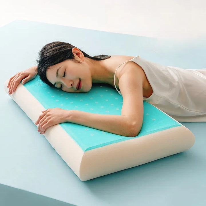 Lisslune | Cooling Gel Memory Foam Neck Support Pillow