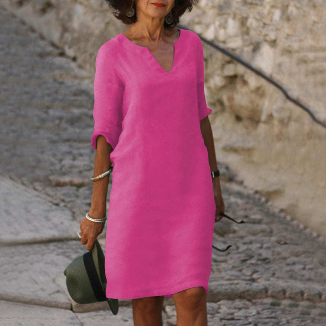 Lisslune | Elegant summer dress with V-neck
