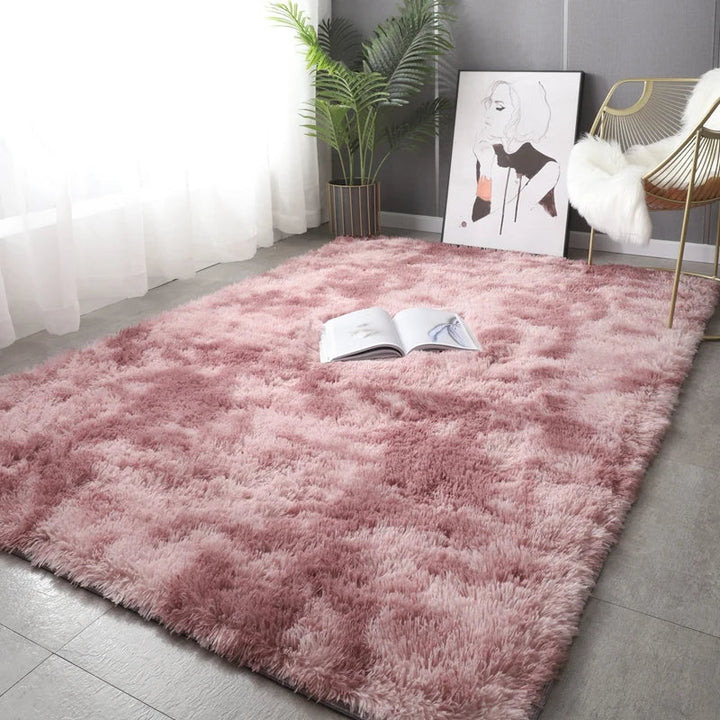 Lisslune | Fluffy Ultra Soft Non-Slip Rug with Memory Foam Cushion