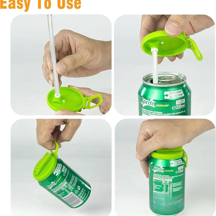 Lisslune | No-Split Travel Reusable Soda Can Lid Cover