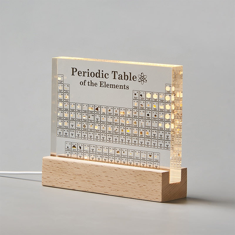 Lisslune | Educational Acrylic Science Periodic Table Decor