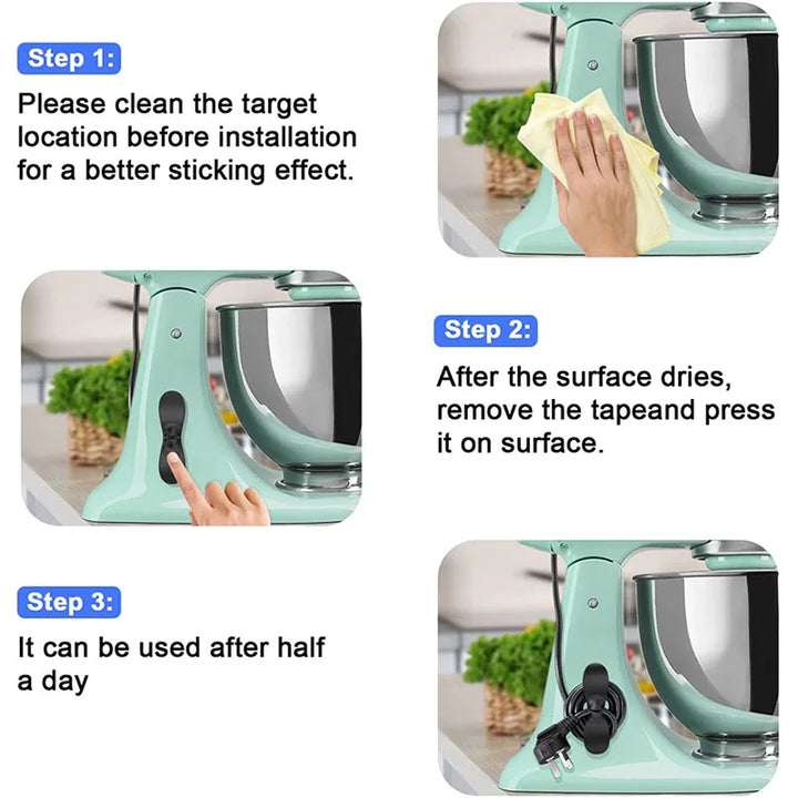 Lisslune | 4Pcs Cable Organizer Cord Winder