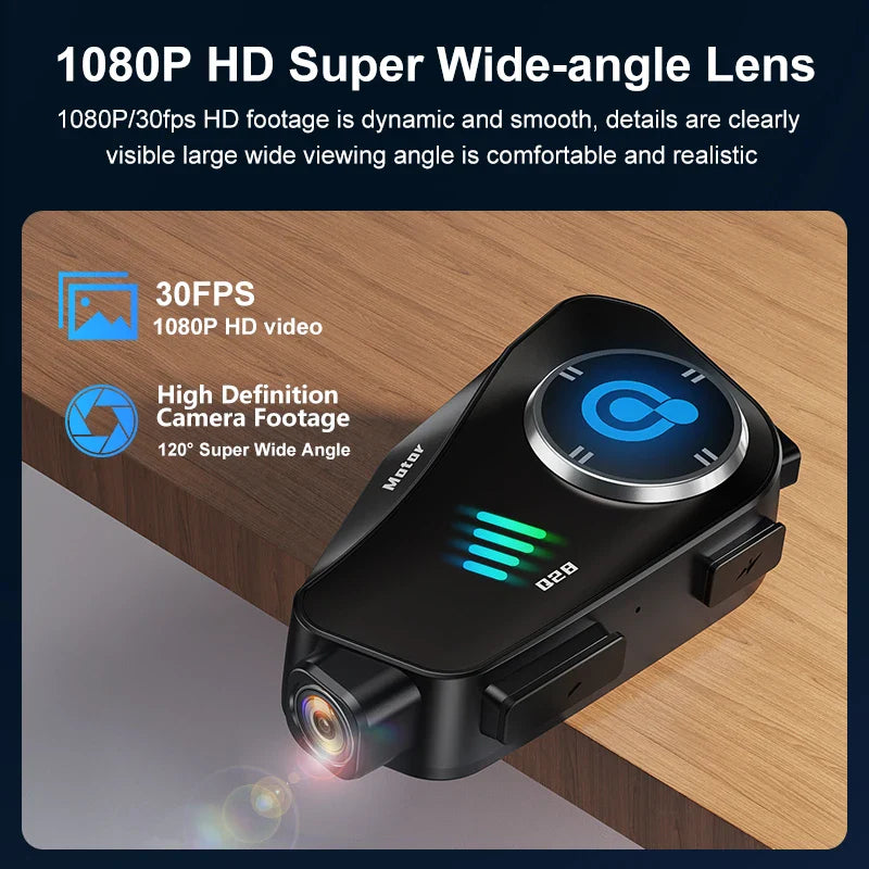 Lisslune | Bluetooth Motorcycle Helmet Camera 1080P HD Waterproof – ApexRide