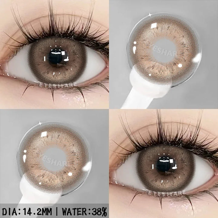 Rynx | 1 Pair/2 Pieces Colored Contact Lenses for Eyes Cosplay Blue Lenses Fashionable Purple Lenses Annual Cosmetic Green Eye Contact Lenses