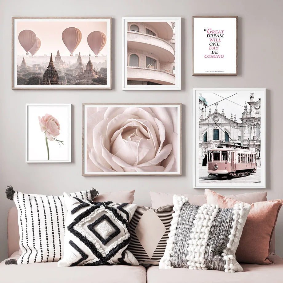 Lisslune | Tram Canvas Poster