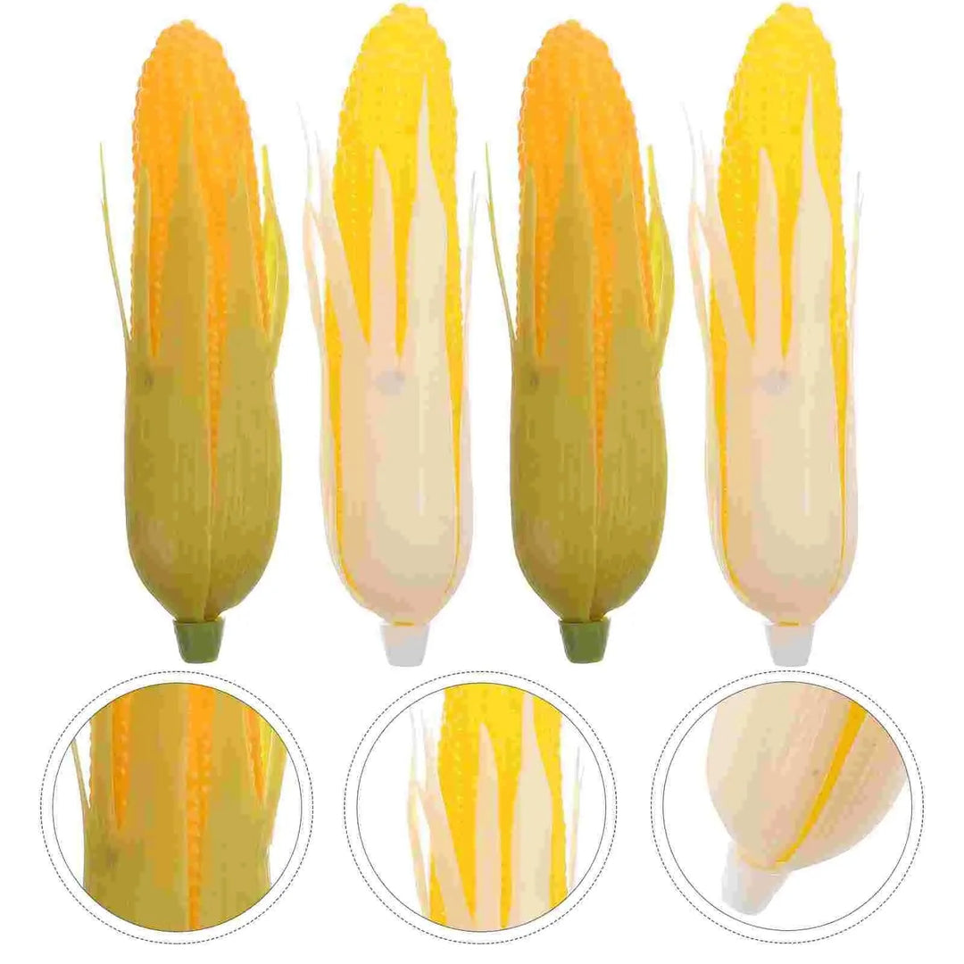 Lisslune | Autumn Harvest Corn Decoration Set - 4-Piece Festive Collection