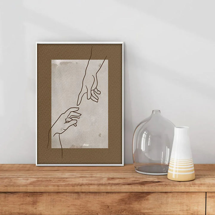 Lisslune | Line Canvas Poster
