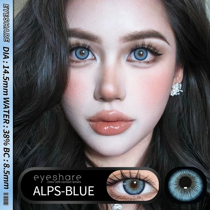 Rynx | 1 pair natural color contact lenses for eyes blue eye colors brown lens gray eye lenses annual green eye contact lens