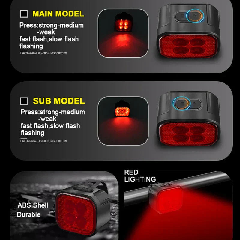 Lisslune | BikeLux – Rechargeable LED Bike Lights for Day & Night