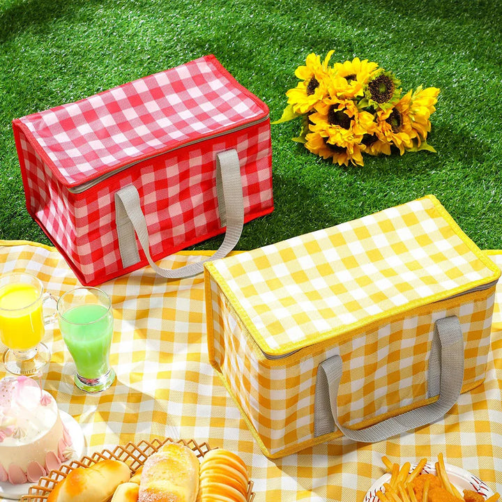 Rynx | Portable Lunch Cooler Bag Foldable Insulation Picnic Ice Pack Food Thermos Bag Beverage Carrier Insulated Bags Food Delivery Bag