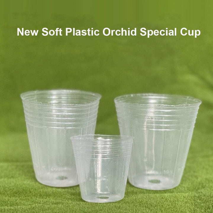 Lisslune | 100-piece clear plant growth cups: Successfully boost your garden