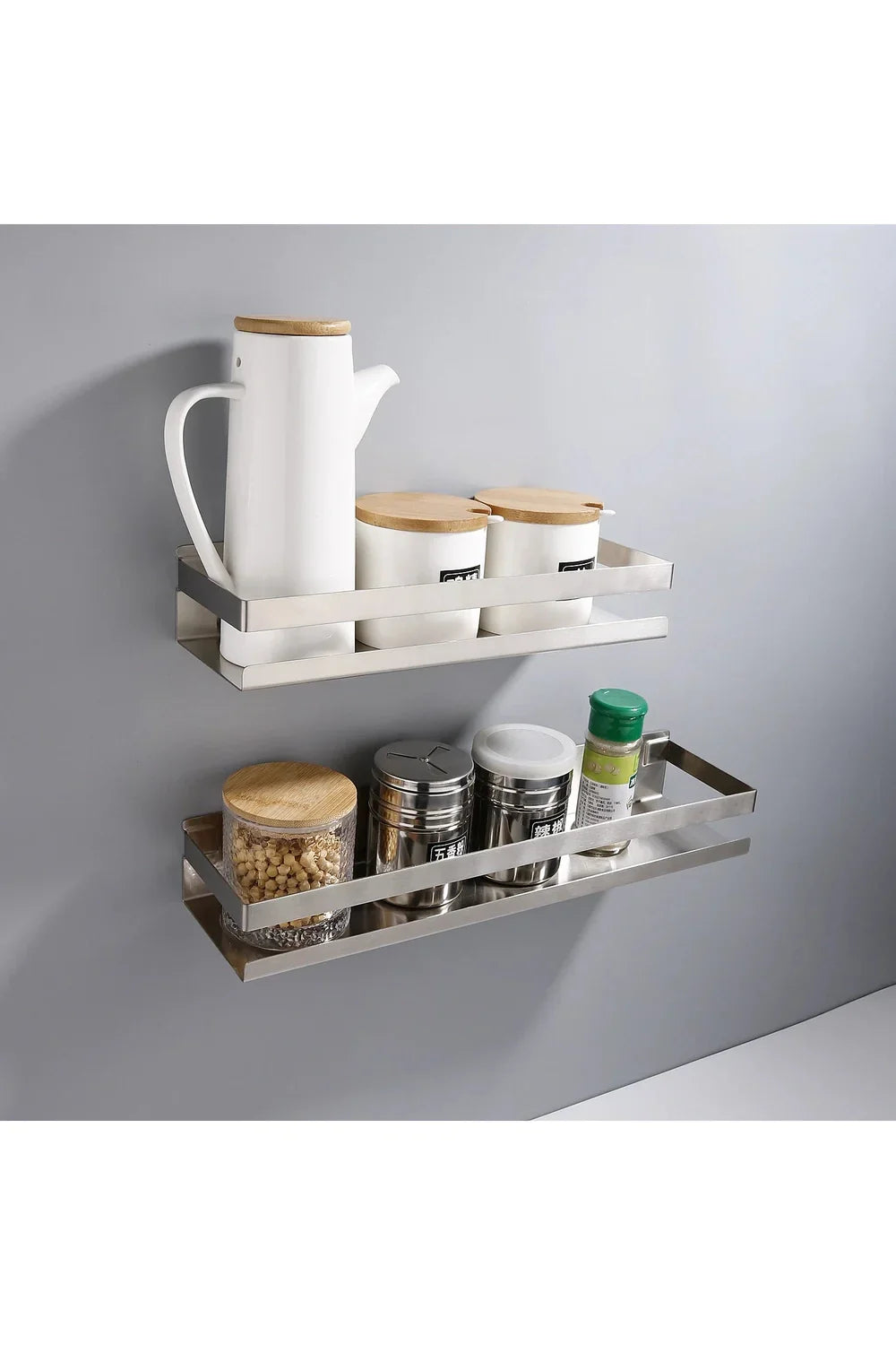 Lisslune | Modern black floating shelves