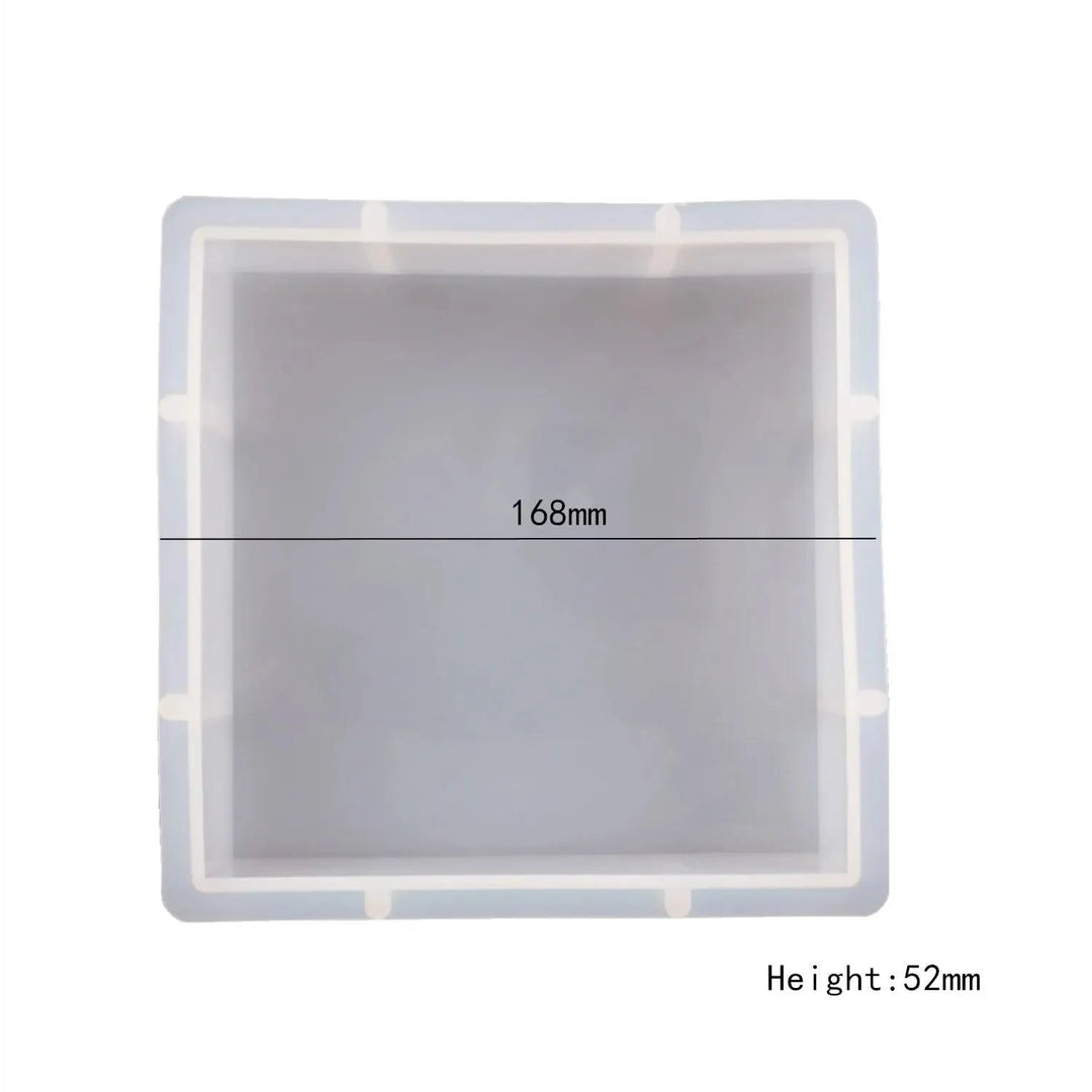 Lisslune | DIY Crystal Silicone Resin Molds – Large Cube, Heart, Round and Rectangular Geometry Molds for Resin Pouring