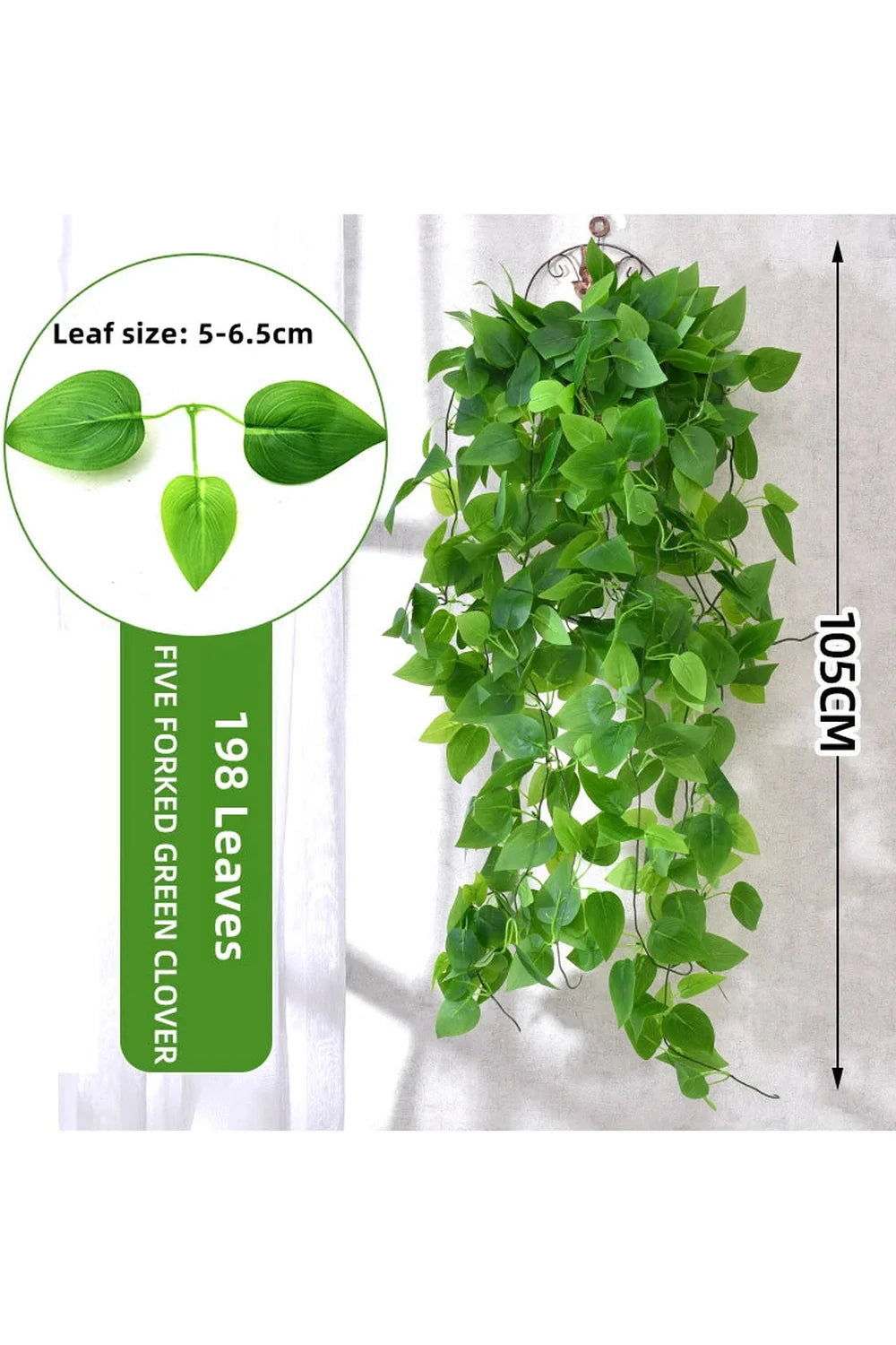 Lisslune | Leaf Wall Garland Artificial Plants