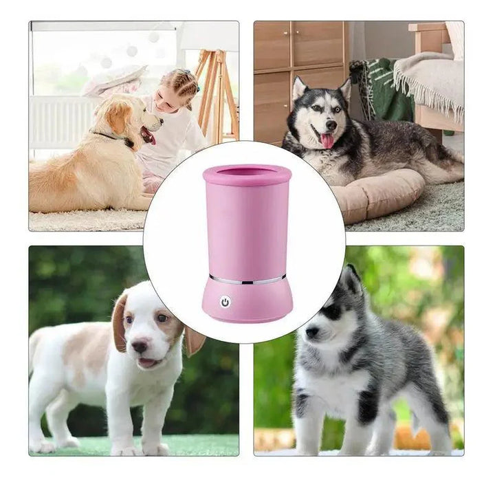 Lisslune | Rechargeable Electric Paw Cleaning Device for Dogs and Cats with Massage Function