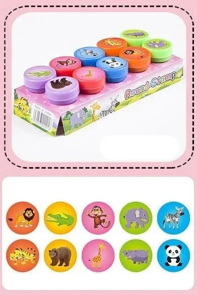 Lisslune | Colorful DIY Kids Stamp (10 pieces)