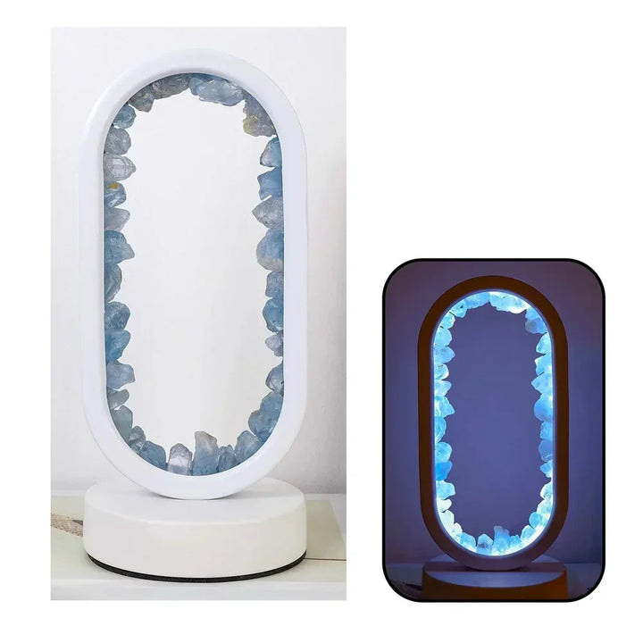 Lisslune | CrystalGlow – Handmade amethyst atmospheric lamp for relaxation and peace
