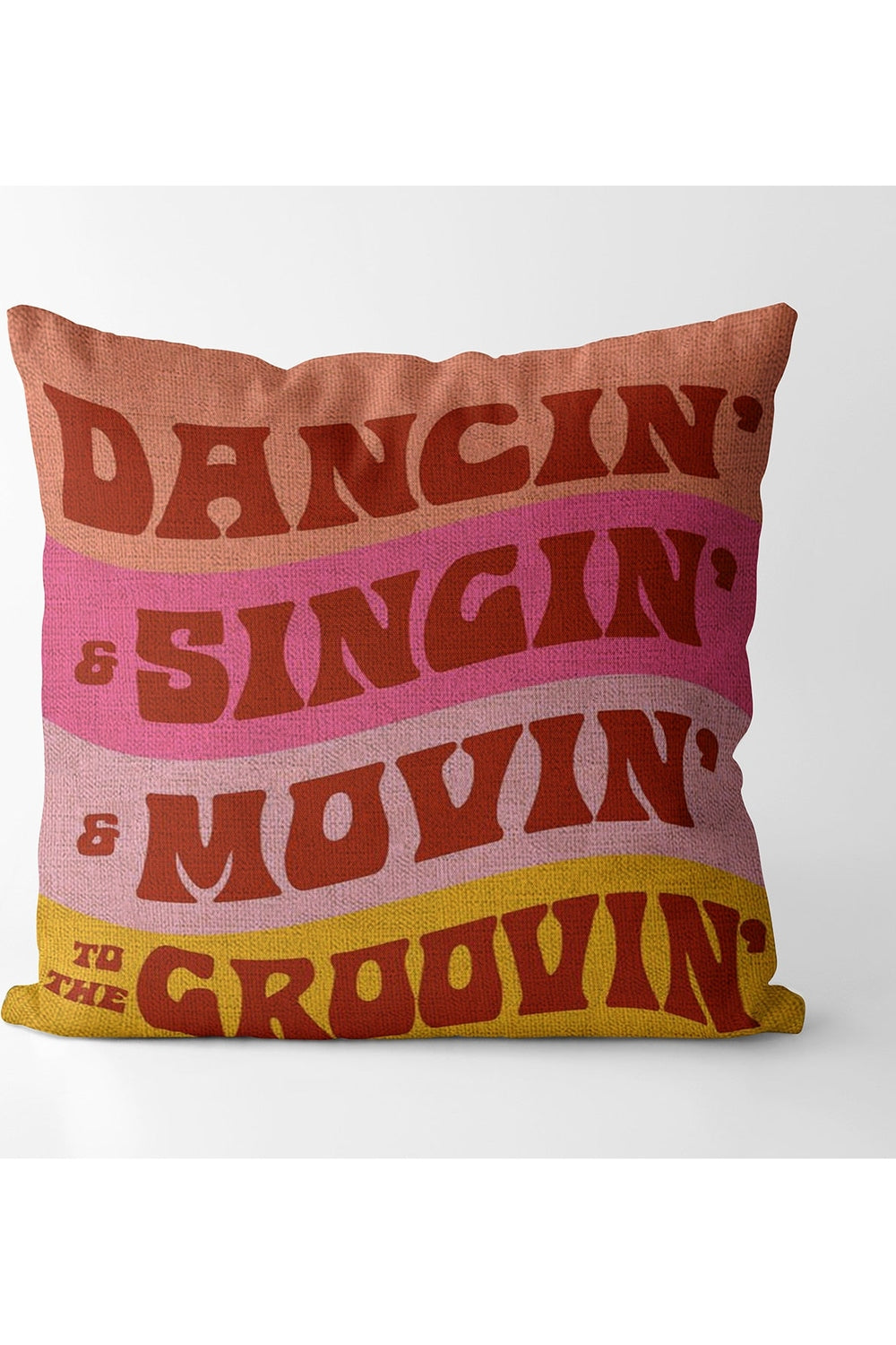 Lisslune | Pink square decorative pillowcase