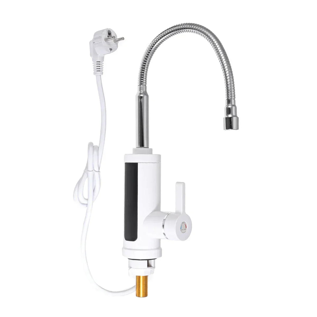 Lisslune | FlowHeat 3000W Instant Hot Water Kitchen Tap – Electric Mixer Tap with Temperature Display