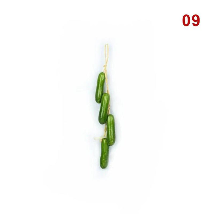 Lisslune | Realistic Hanging Foam Fruit and Seafood Decoration for Home and Event Enhancement