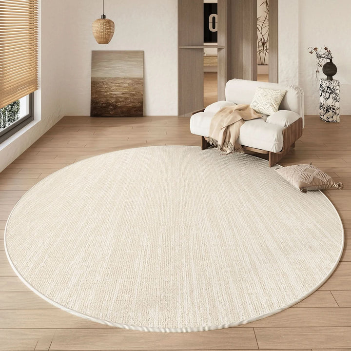 Lisslune | Wabi Sabi Round Rug Waterproof Non-Slip for Living Room Bedroom